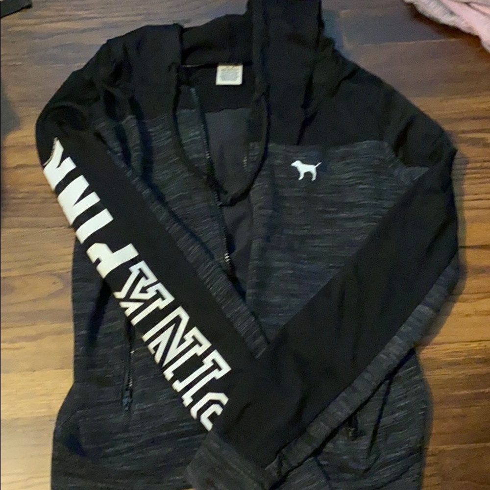 Pink hoodie